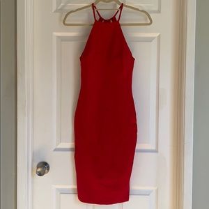 WINDSOR - Red Midi Dress